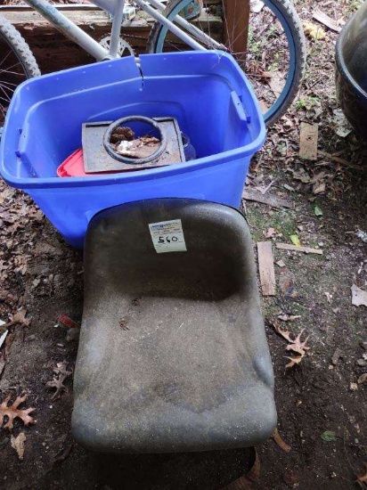 mower seat and misc.