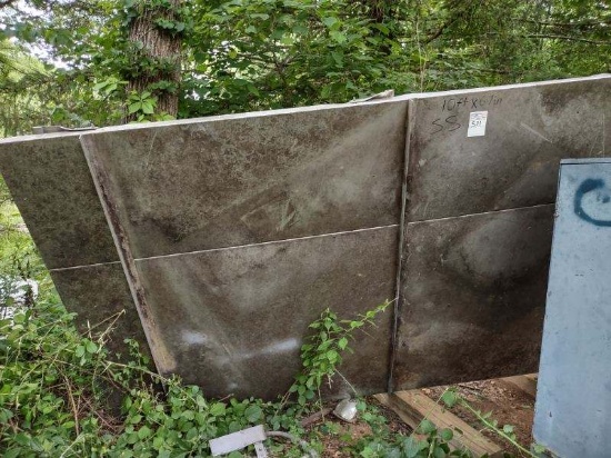sheet of stainless steel 10' x 67"