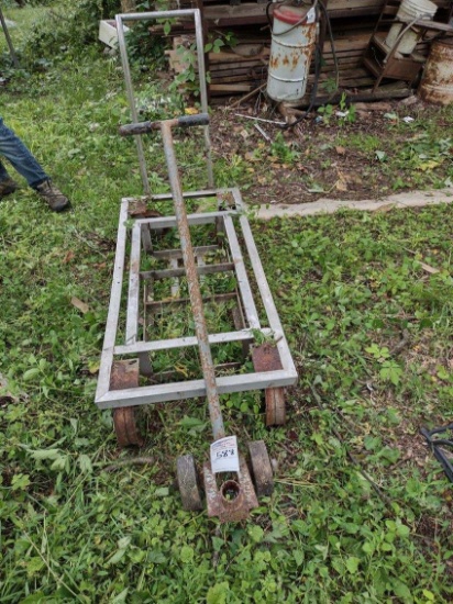 Metal industrial cart