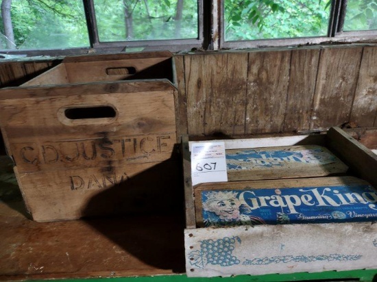 wooden crates