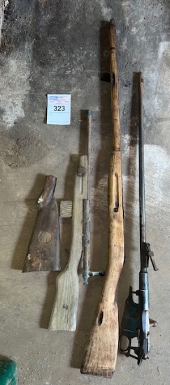 3 Gun Stock Pieces