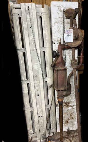 2 Antique Oil Hand Pumps