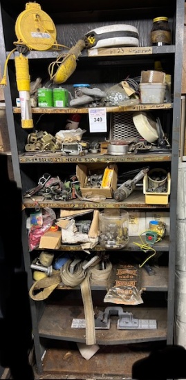 Metal Shelf w/ Contents
