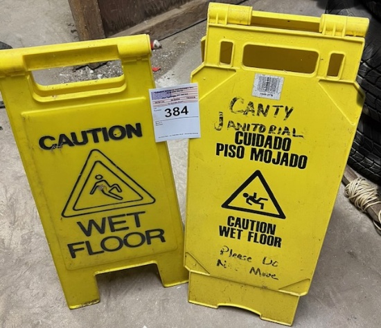 2 Caution Signs