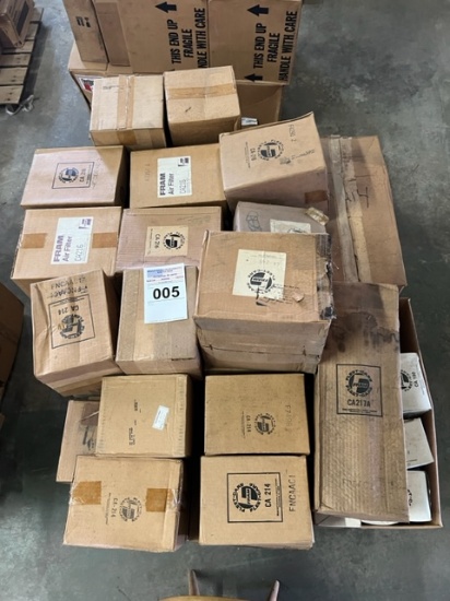 Filters sold by the pallet