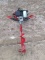 Earthquake auger