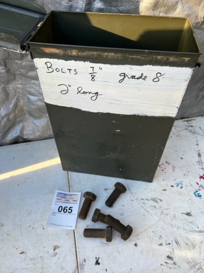 Bolts 7/8" Grade 8   2" Long