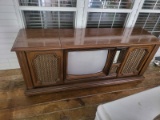 antique console tv radio 8 track