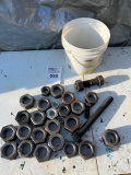 Large Nuts & Bolts in Bucket