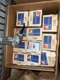 Case of Vintage Auto Fuel Pumps