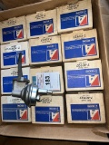 Case of vintage Fuel Pumps