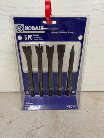 Kobalt 5 Pc Chisel Set - NEW