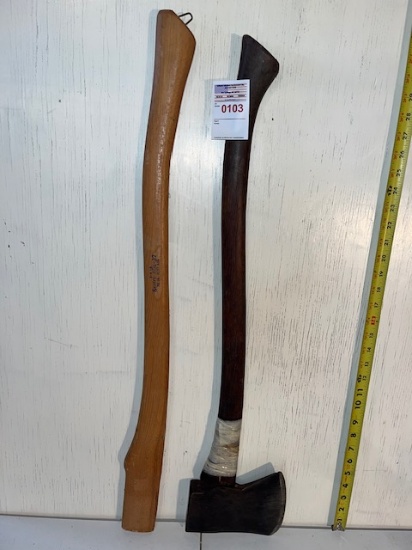Axe and a handle