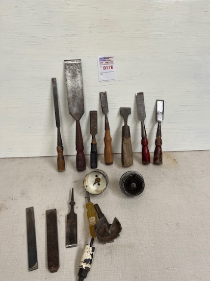 Antique Chisels and Wood Working Tools