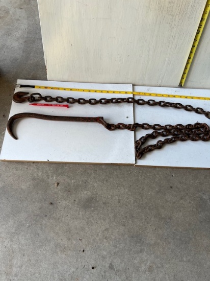 Chain 10' with  hooks