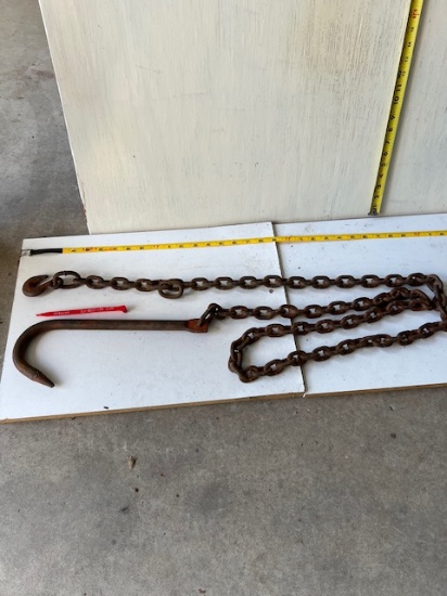 Chains 10' w hooks