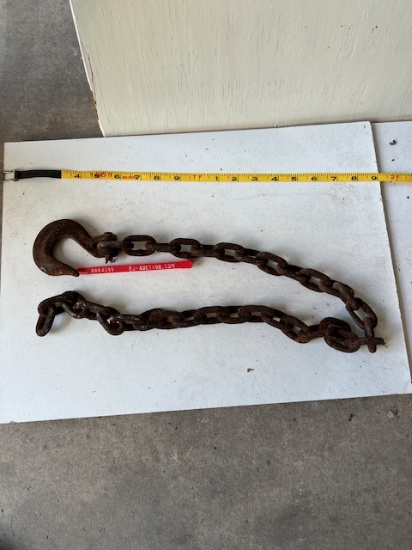 Chain 3' x 6"  3/8  1 hook