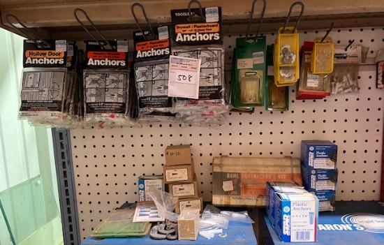 Anchors, Fasteners and Misc Hardware