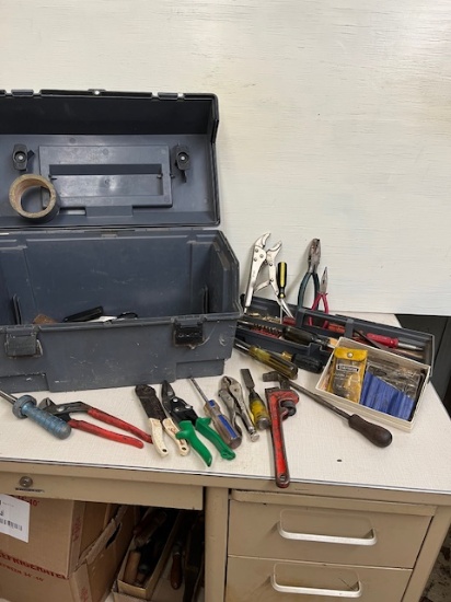 Toolbox with tools