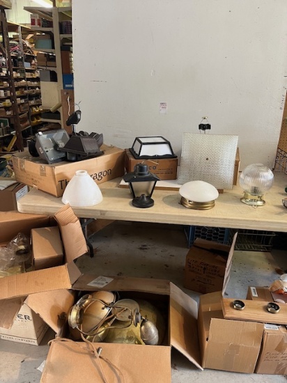 Misc Lot of lights and a Lamp