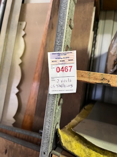 2 section of shelving - No Contents