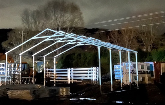 26' x 26' x 9' Steel Building Frame