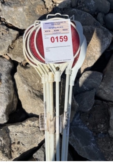 Driveway Markers Red Reflectors