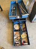 metal works file cabinet and contents