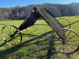 antique metal wheel screen for dirt