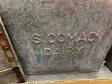 Sicomac Dairy Box and Wood Crate and Misc.