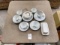 Glassware, table and coolers