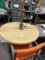Table, lamp and one chair