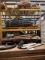 shelf contents foam misc wood