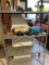 Shelf with fishing contents