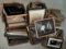Pile of old frames and pictures