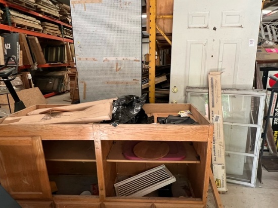 Door window cabinet