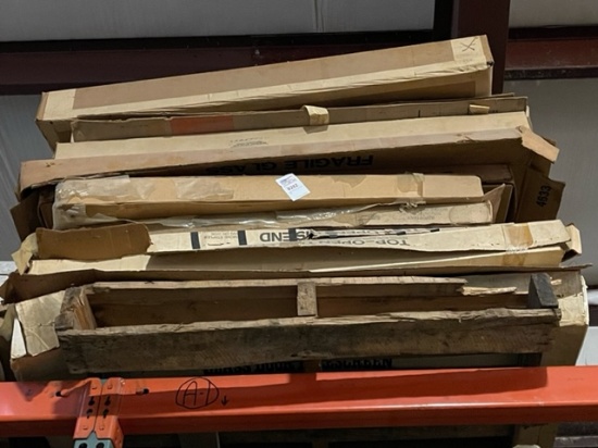 2 pallets top rack fireplace doors