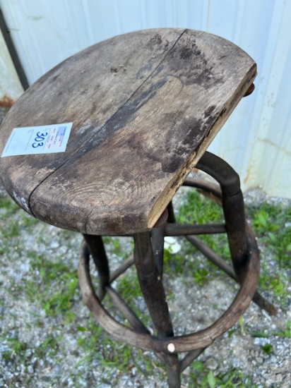 Rare Thonet Style Switchboard Operator Bentwood Stool