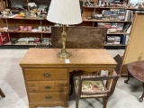 Lamp, Chair and Desk