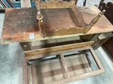 Work bench, coffee table, and end table