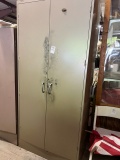 Metal cabinet and contents