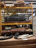 shelf contents foam misc wood