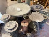 Misc concrete birdbaths