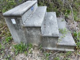 Mobile home steps.  Concrete good shape
