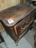 Antique Davil nightstand wood