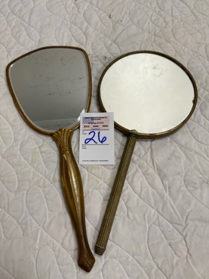 2 hand mirrors