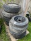 (4) wheels and tires 235/75R15 (4) other miscellaneous size tires and wheels