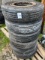 (6) Low Boy tires and wheels 215/70R17.5