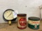 antique Kendal can , Texaco can
