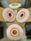 (4) CARBORUNDUM GRINDING WHEELS